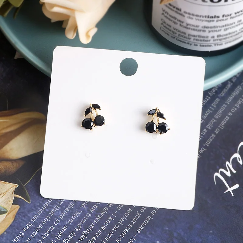 Black Cherry Earrings
