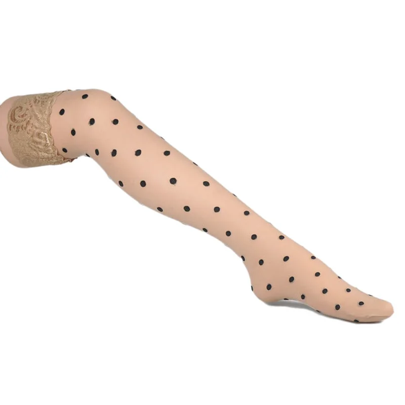 Black Polka Dot Stockings