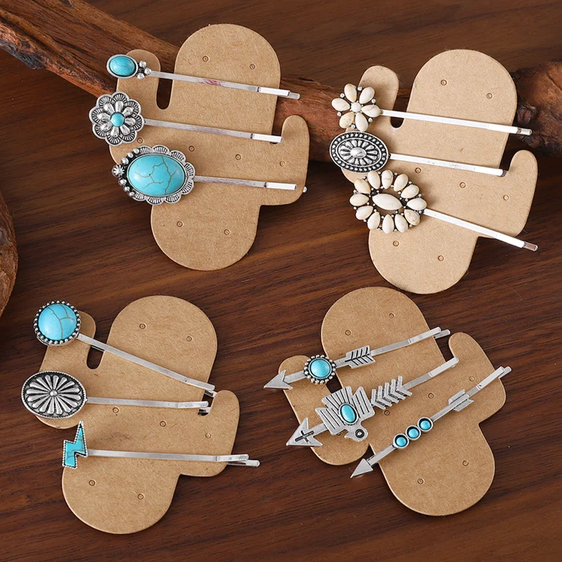 Silver-tone Bobby Pin Set