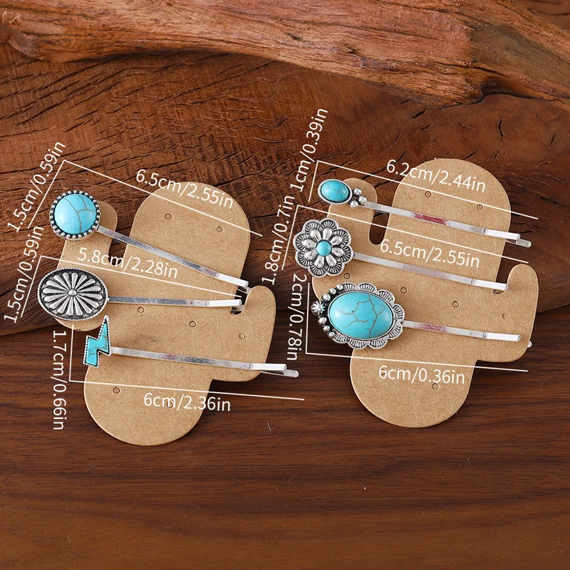 Silver-tone Bobby Pin Set
