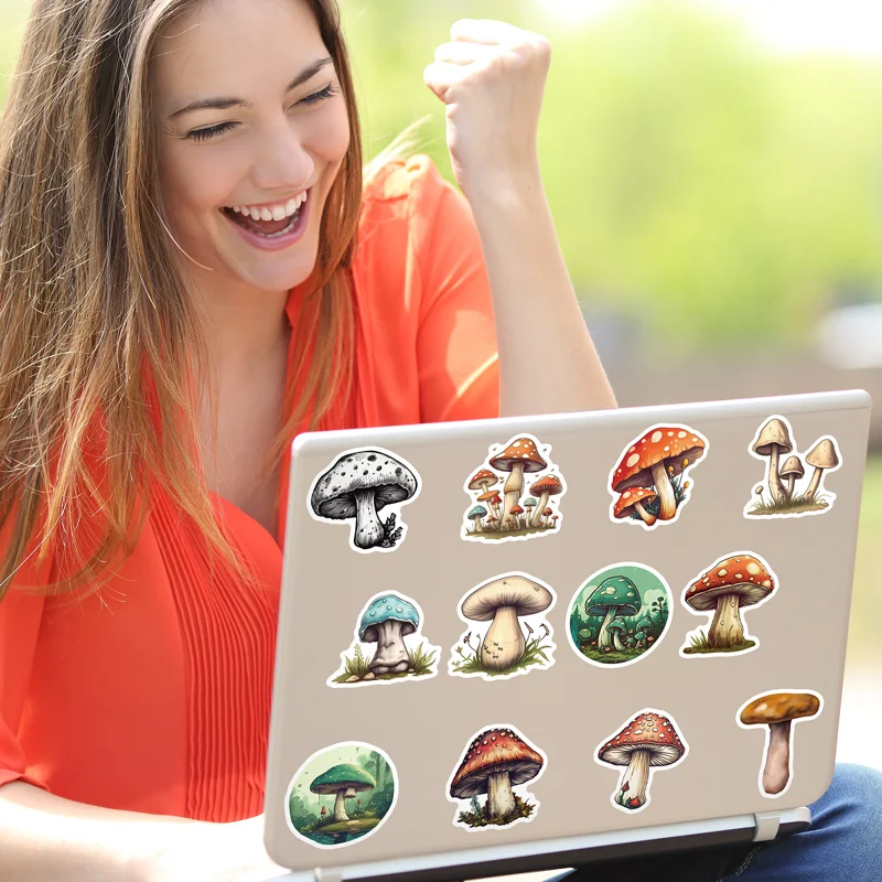 Botanical Toadstool Sticker Set (50 sheets)