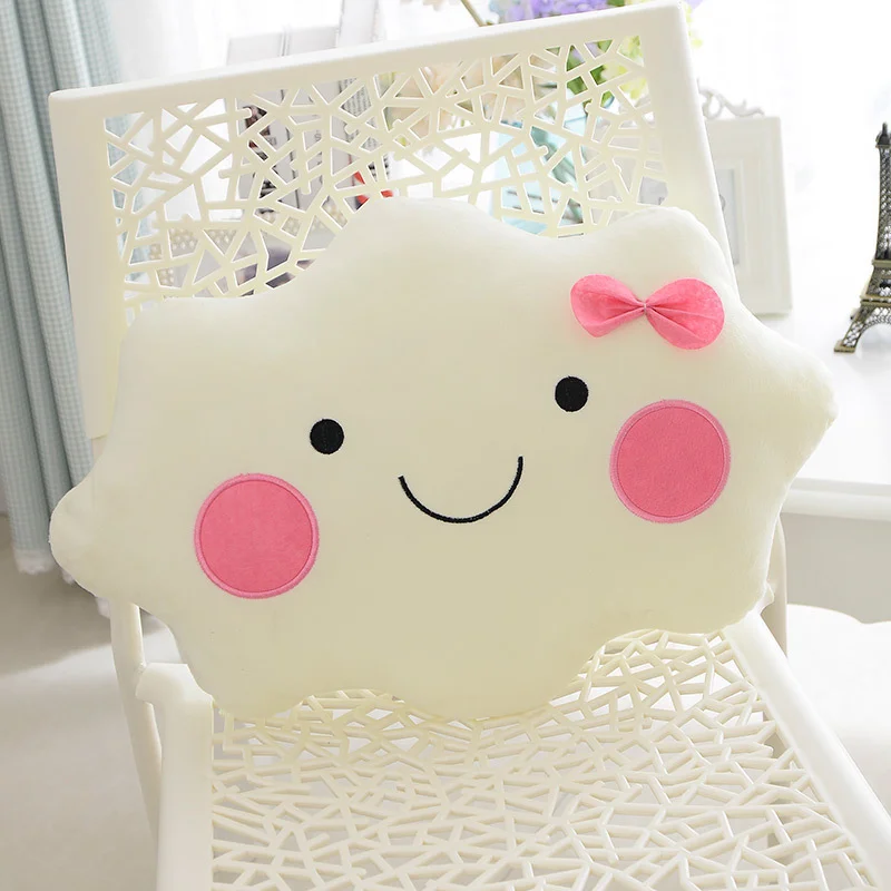 Smiling Cloud Plush Pillow