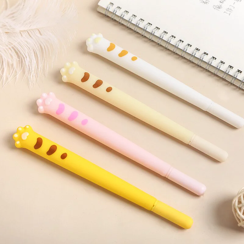 Cat Paw Gel Pen Set (4 pens)