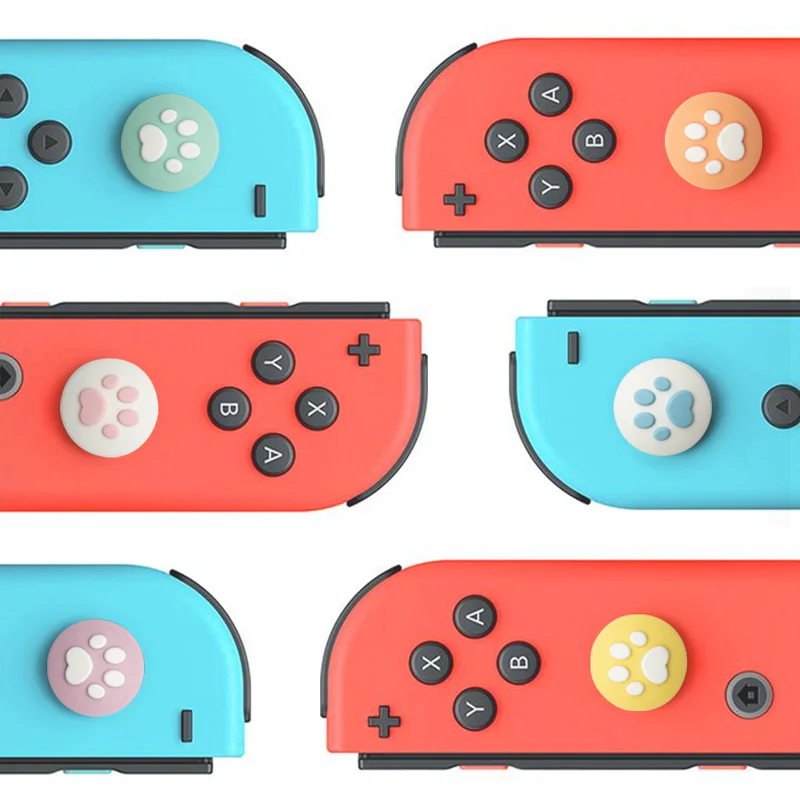 Cat Paw Thumbstick Grip Caps