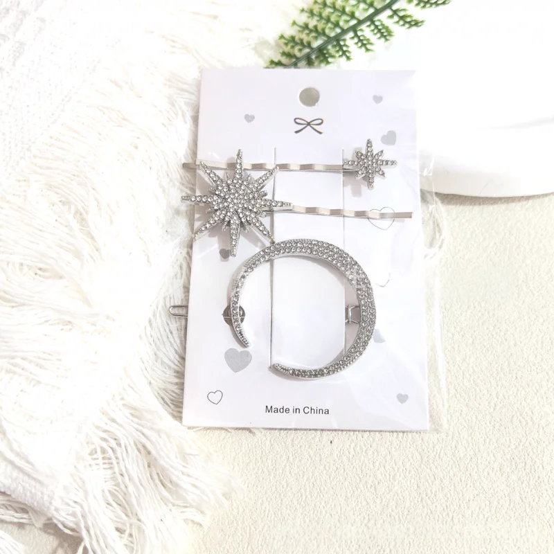 Sun Moon and Star Hair Pins