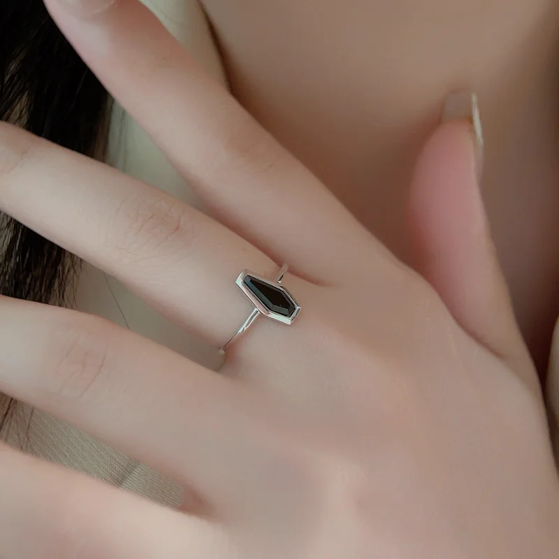 Black Coffin Ring