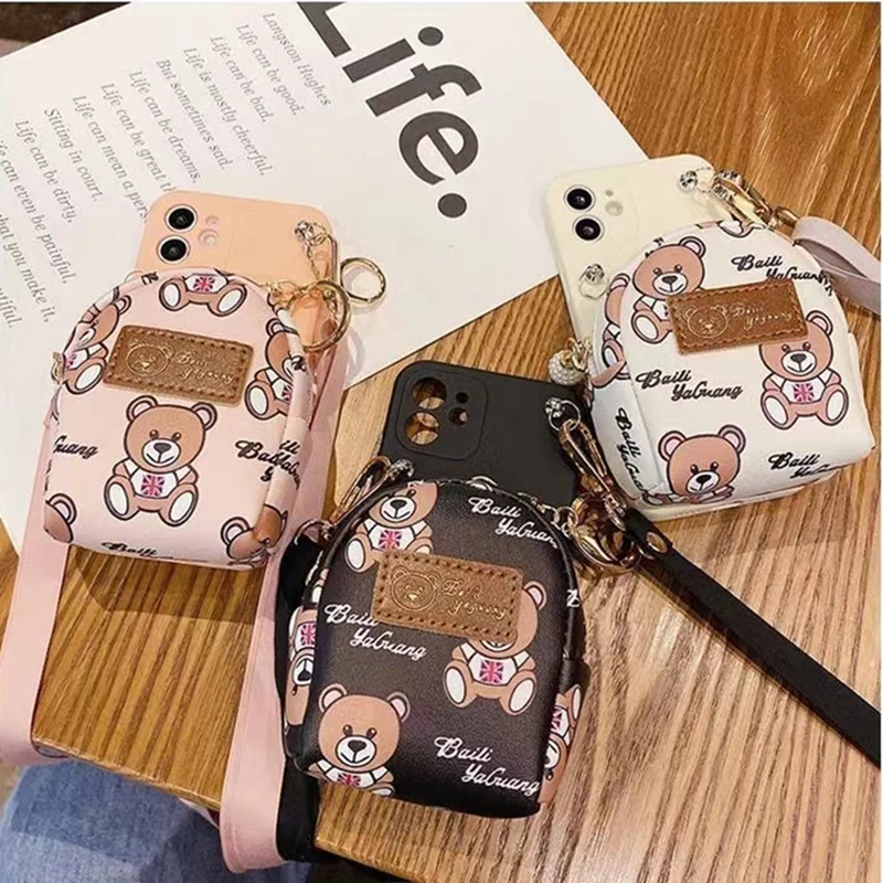 Bear Backpack Phone Case