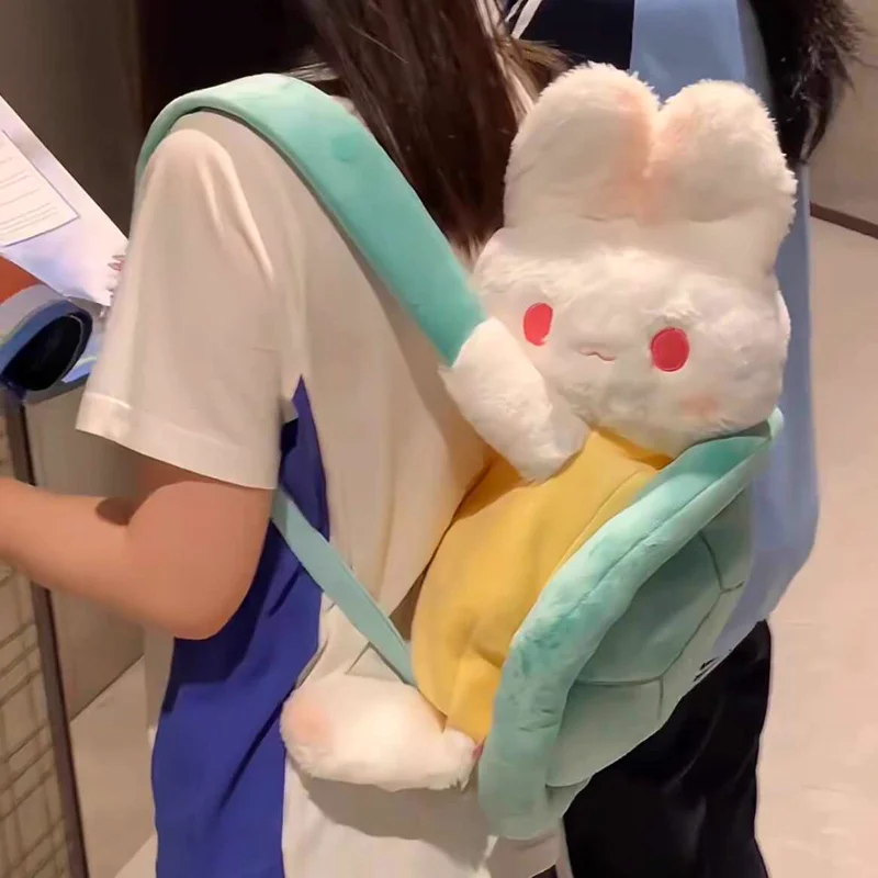 Bunny Turtle Plush Backpack
