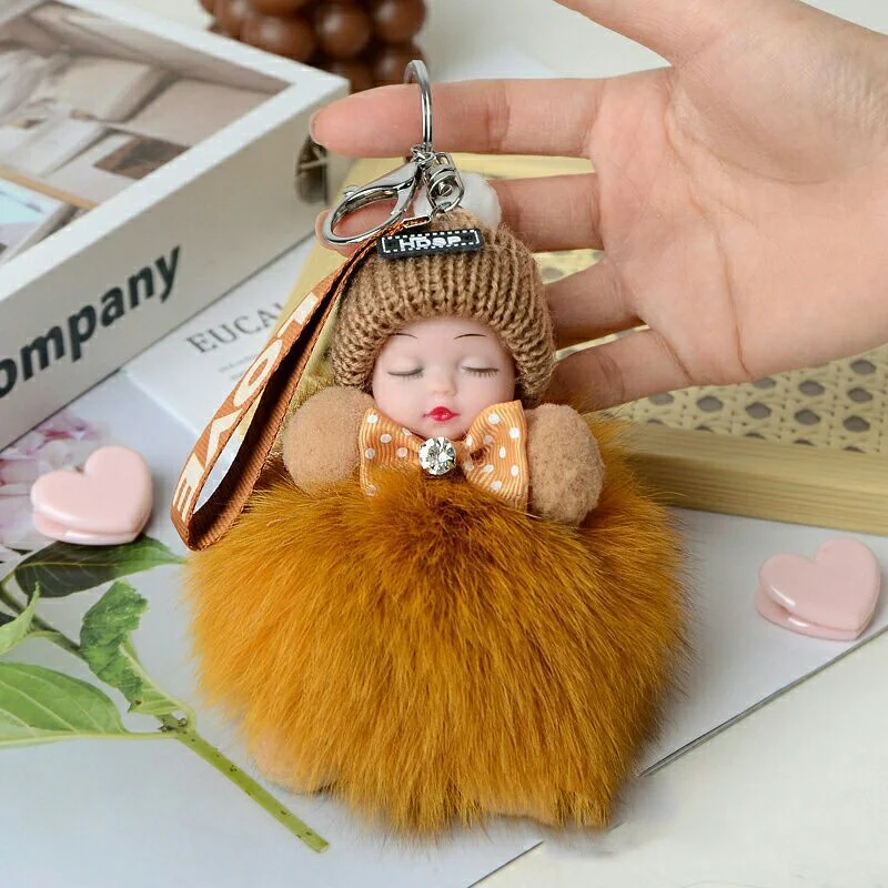 Sleeping Doll Plush Charm