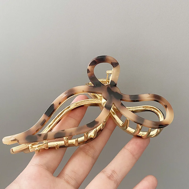 Acetate Bow Claw Clip