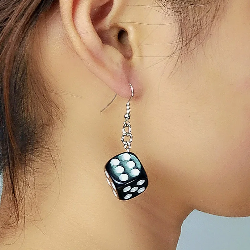 Dice Drop Earrings