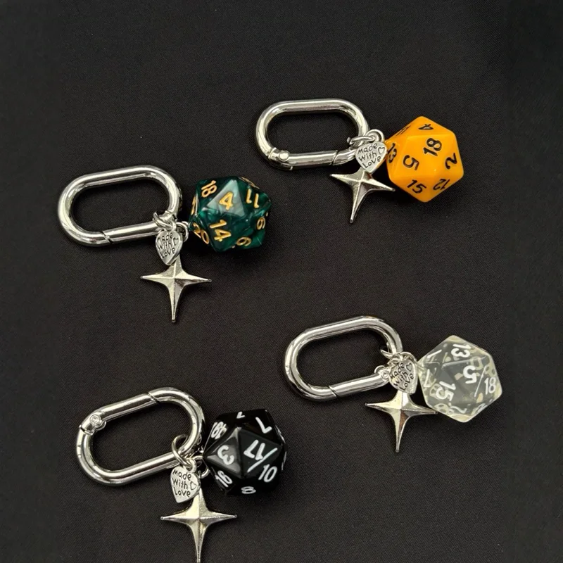 Dice and Star Phone Chain