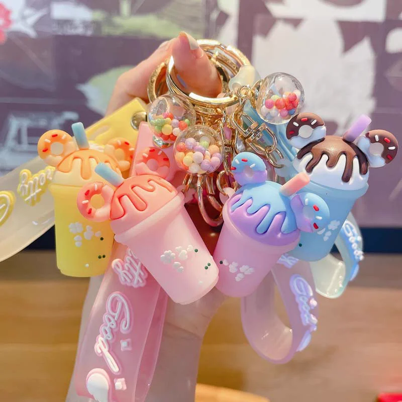Milkshake Cup Keychain