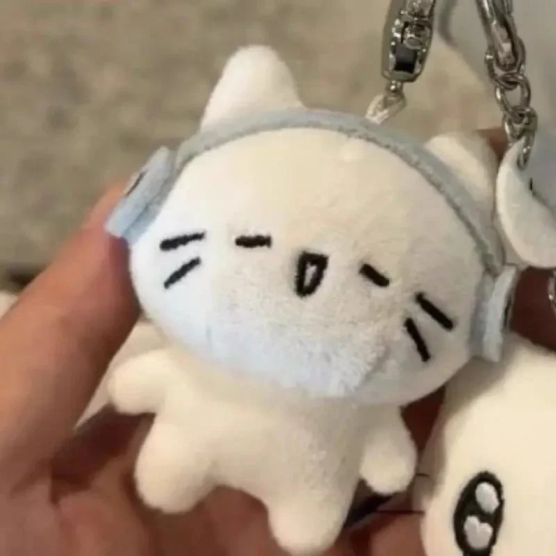 Headphone Cat Plush Bag Charm