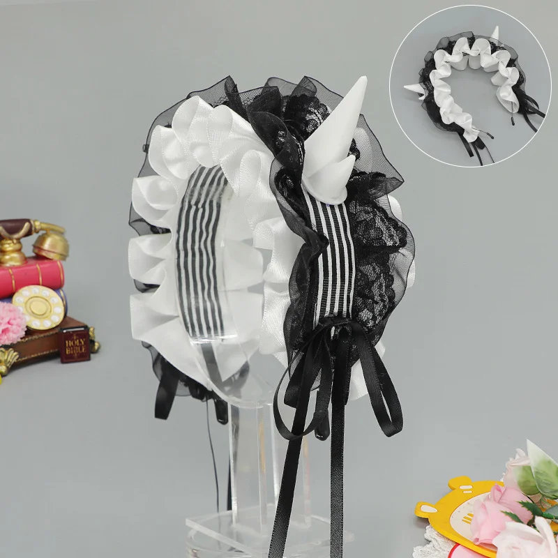 Horned Ruffle Headband