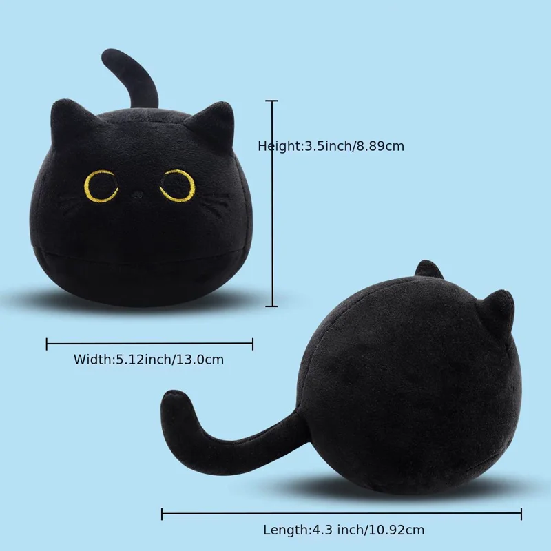 Mini Black Cat Plush