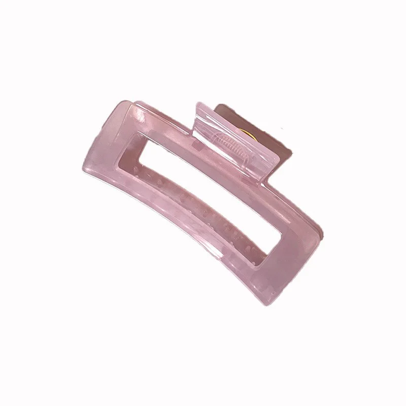 Pink Jelly Claw Clip