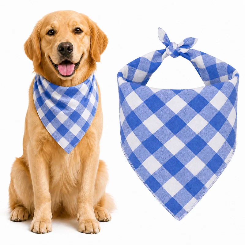 Plaid Dog Bandana