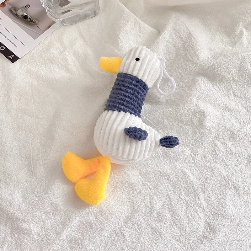 Corduroy Duck Plush Clip