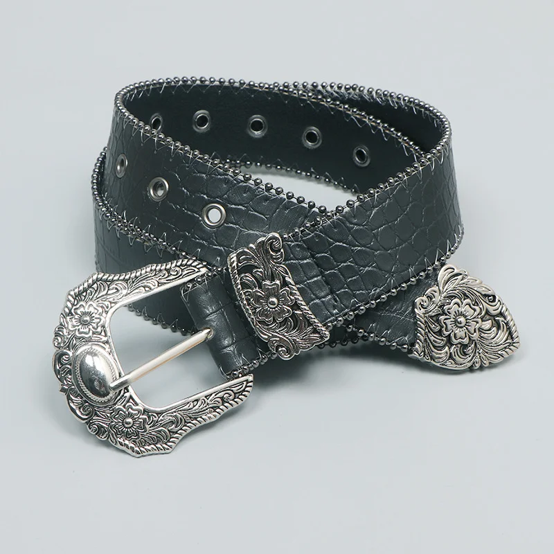 Engraved Buckle Belt