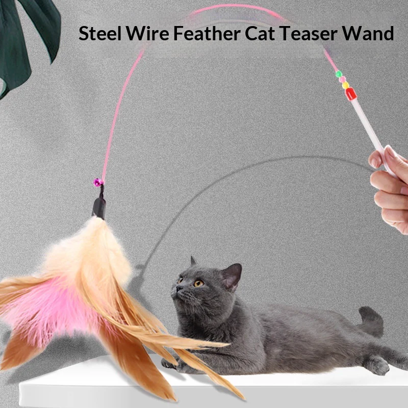 Feather Cat Teaser Wand