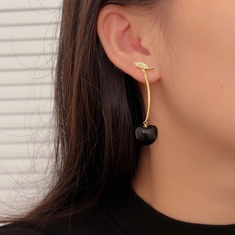 Cherry Drop Earrings